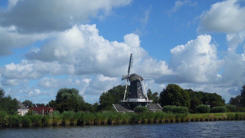 Ein sehr Niederländisches Motiv am Eemskanaal